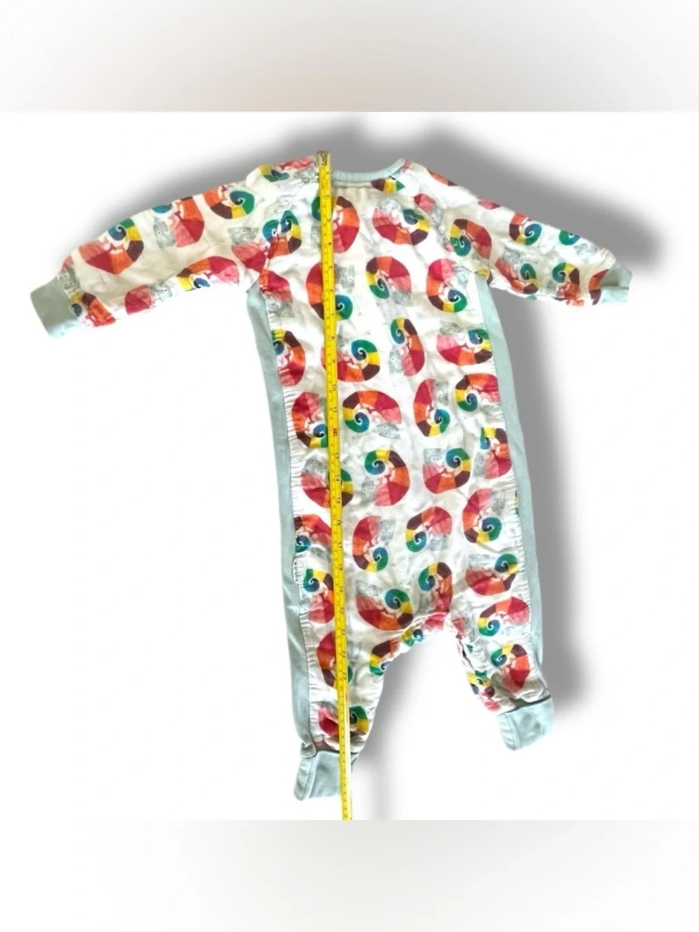 World of Eric Carle Baby Nest Pajamas Rainbow Chameleon Print Zip Snap Sleeper